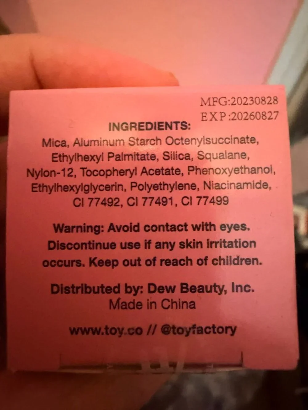 TOYFACTORY‎ Ultraset™ Niacinamide Setting Powder (NEW & SEALED IN BOX!)